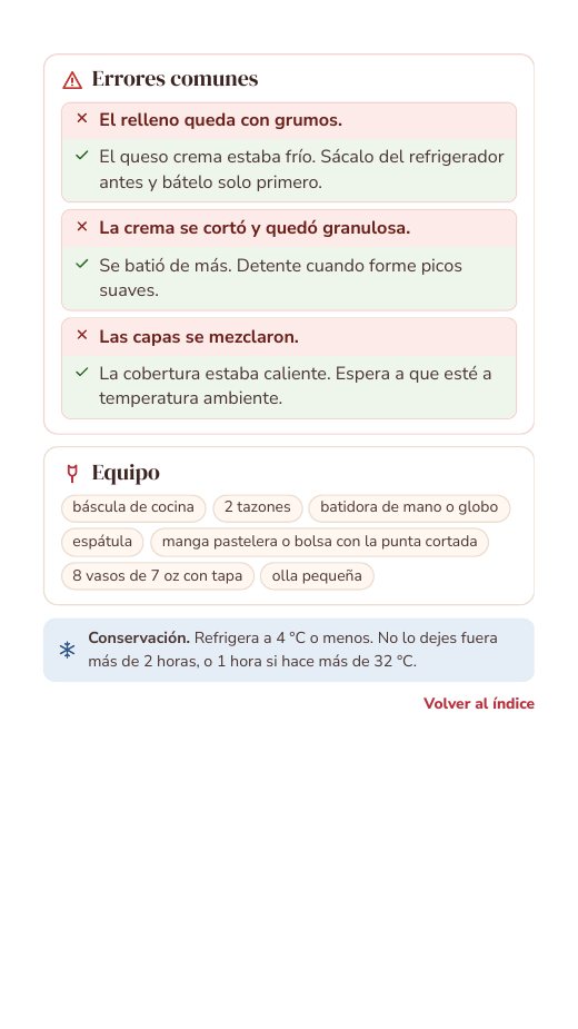 Errores comunes