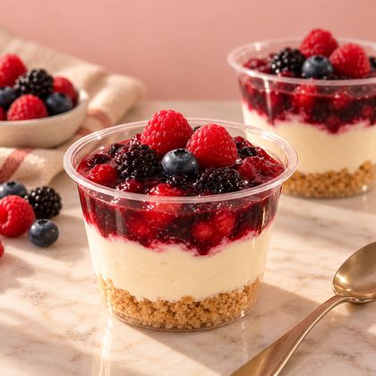 Cheesecake de frutos rojos