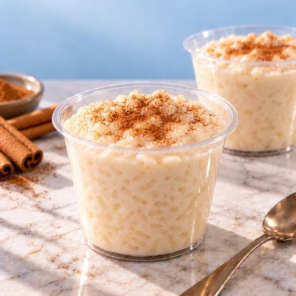 Arroz con leche cremoso
