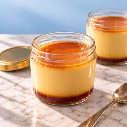 Flan en vaso